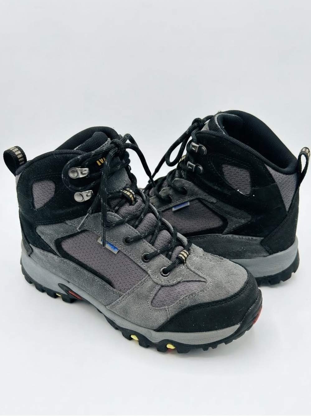 Eddie Bauer Lincoln Gray & Black Men's Waterproof Hiking Boots